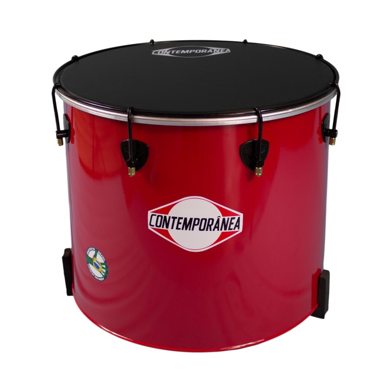 Surdo 18" x 40cm Nesting - 8 tirants - rouge